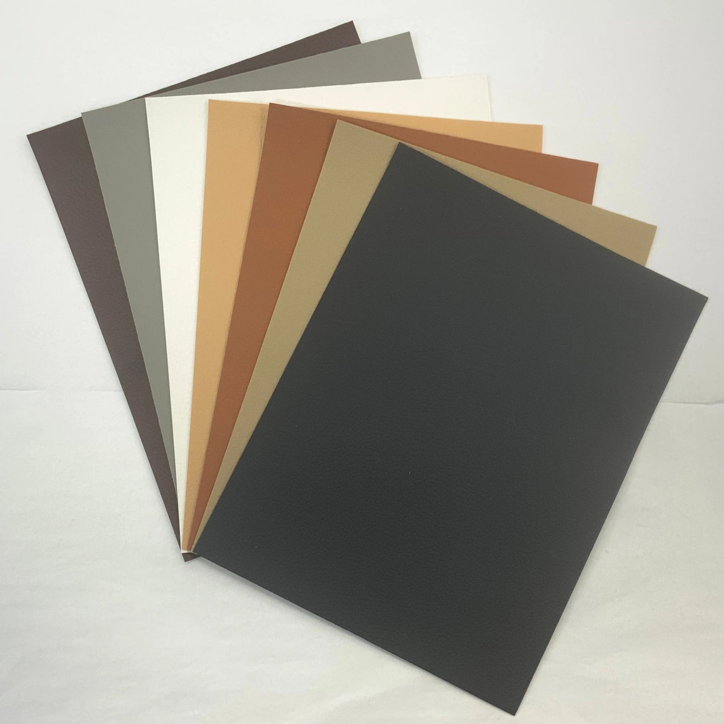 20*15cm "Beaders Basics" 7 Sheet Set Leather Texture Finish, Leatherette Sheet, Bulk Leatherette
