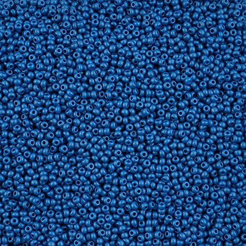 10/0 Chalk Blue *CORNFLOWER* Permalux Dyed Preciosa Seed Beads 22g VIAL 10/0 Preciosa Seed Beads