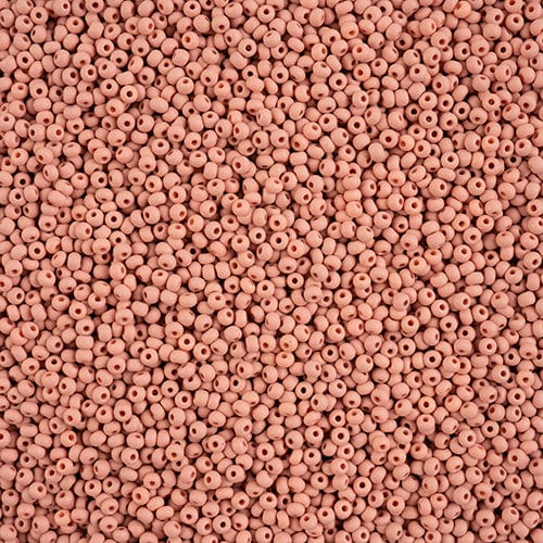10/0 Chalk Light Brown MATTE Permalux Dyed Preciosa Seed Beads 22g VIAL 10/0 Preciosa Seed Beads