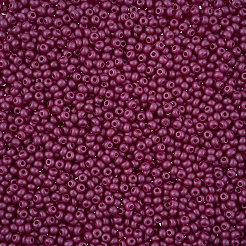 10/0 Chalk Purple Permalux Dyed Preciosa Seed Beads 22g VIAL 10/0 Preciosa Seed Beads
