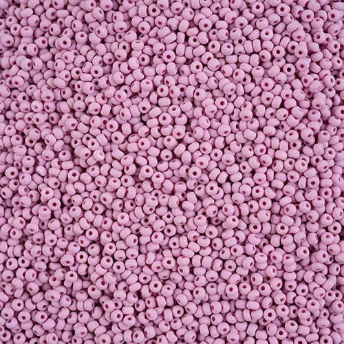 10/0 Chalk Violet MATTE Permalux Dyed Preciosa Seed Beads 22g VIAL 10/0 Preciosa Seed Beads