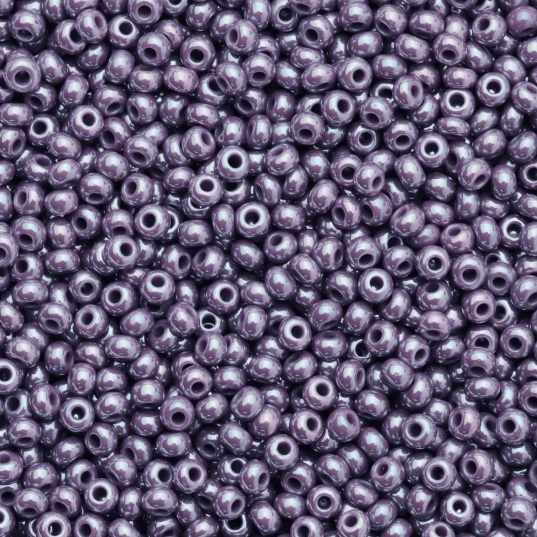 10/0 Dark Mauve LUSTER Opaque, Preciosa Seed beads 10/0 Preciosa Seed Beads