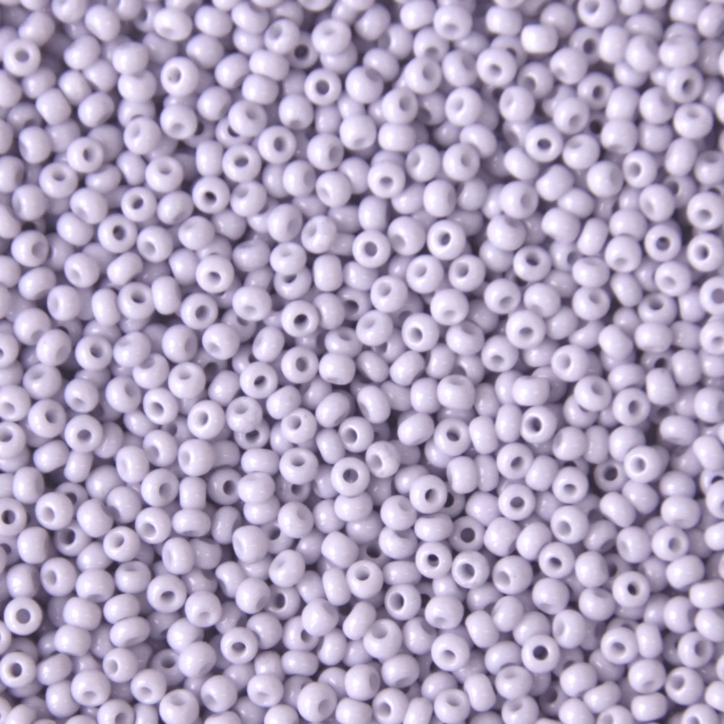 10/0 Light Muted Violet Solgel Opaque, Preciosa Seed Beads *NEW* 10/0 Preciosa Seed Beads