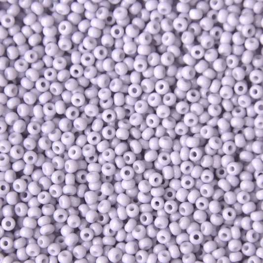 10/0 Light Muted Violet Solgel Opaque, Preciosa Seed Beads *NEW* 10/0 Preciosa Seed Beads