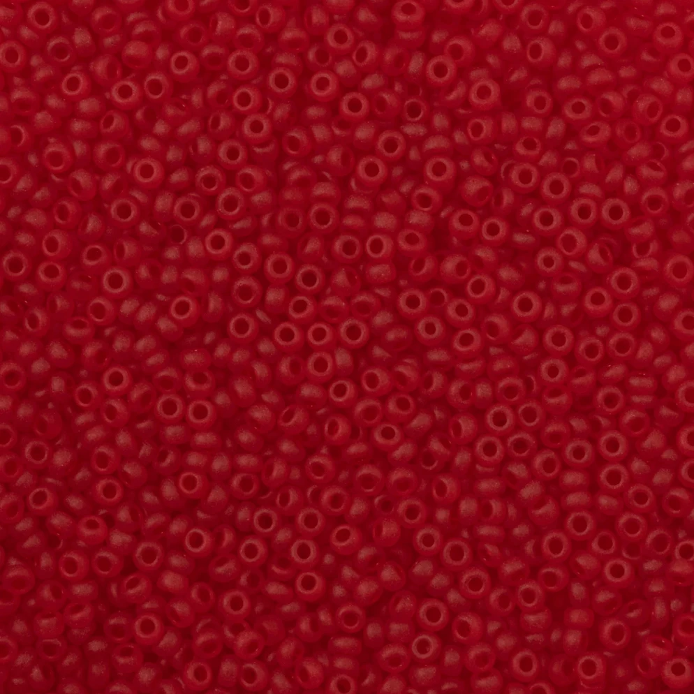 10/0 Light Red Matte Transparent, Preciosa Seed Beads *NEW 2023* 10/0 Preciosa Seed Beads