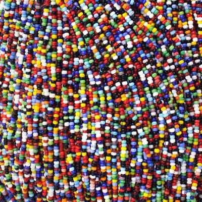 10/0 Mixed Opaque "Bead Soup", Preciosa Seed Beads (HANK) 10/0 Preciosa Seed Beads