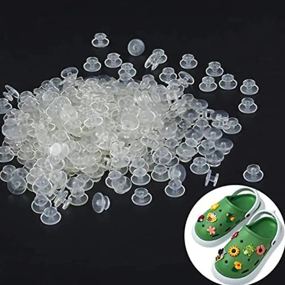 10*12mm Clear Shoe Charms to make your own croc beadwork (10 pcs ...