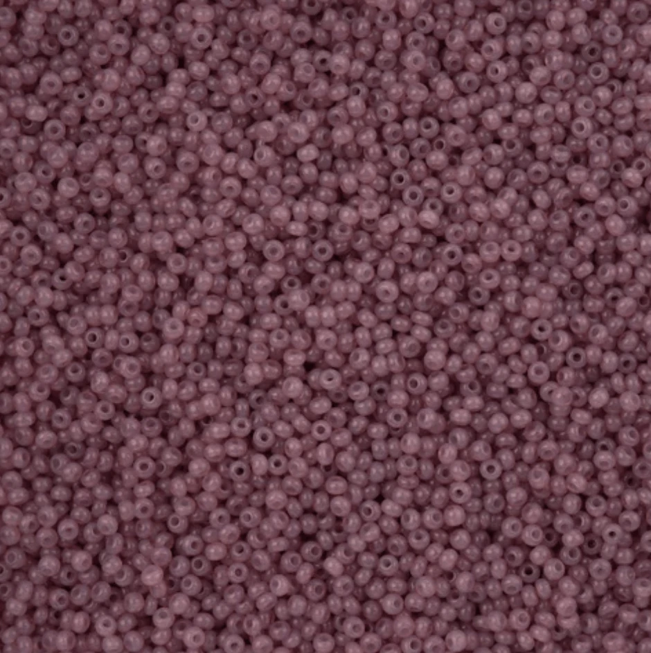 11/0 Alabaster Plum Purple Solgel, Preciosa Seed Beads 22g 11/0 Preciosa Seed Beads