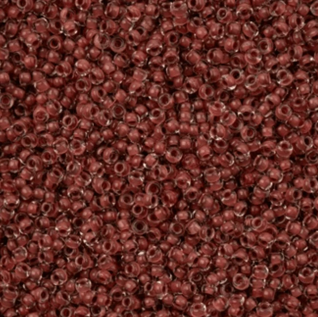 11/0 Brown Terra Intensive Crystal Colour lined Preciosa Seed Bead *NEW* 11/0 Preciosa Seed Beads