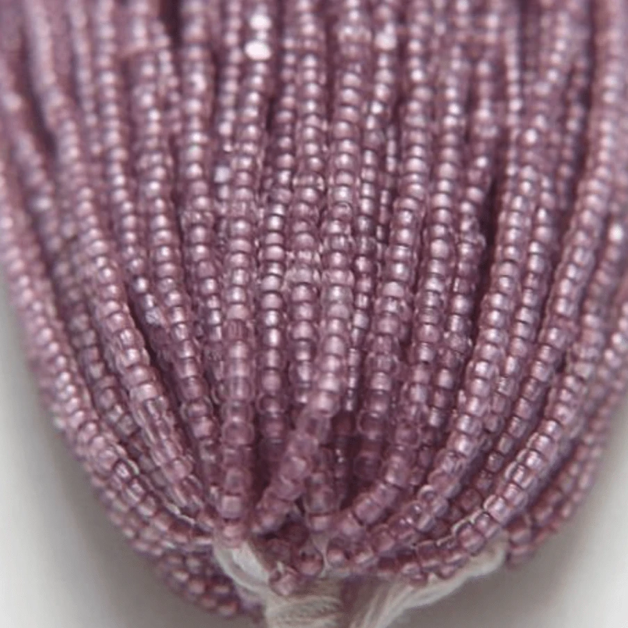 11/0 Charlotte Cut PREMIUM Seed Bead- Amethyst Purple Matte Pearl Silver Lined *10g Hank* Charlotte Cut Seedbeads