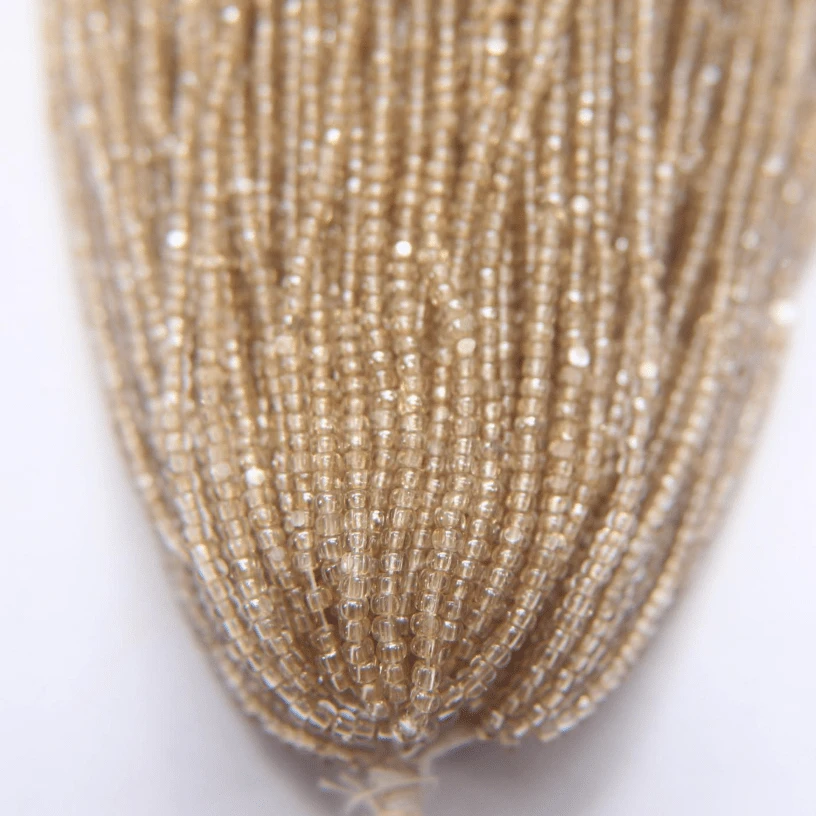 11/0 Charlotte Cut *Premium Seed Bead- Crystal Golden Honey Tan *10g Hank* Charlotte Cut Seedbeads