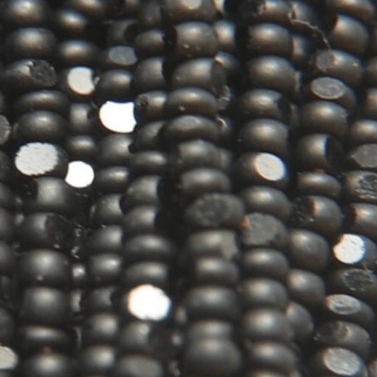 11/0 Charlotte Cut *Premium Seed Bead- Opaque Black MATTE *10g Hank* Charlotte Cut Seedbeads