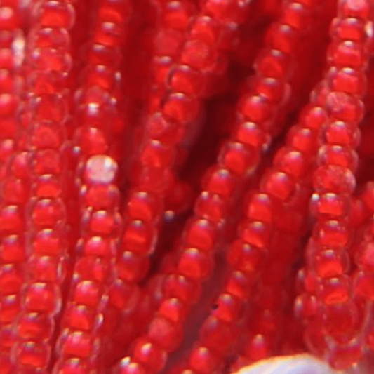 11/0 Charlotte Cut Seed Bead- Crystal Red Lined *10g Hank* Charlotte Cut Seedbeads