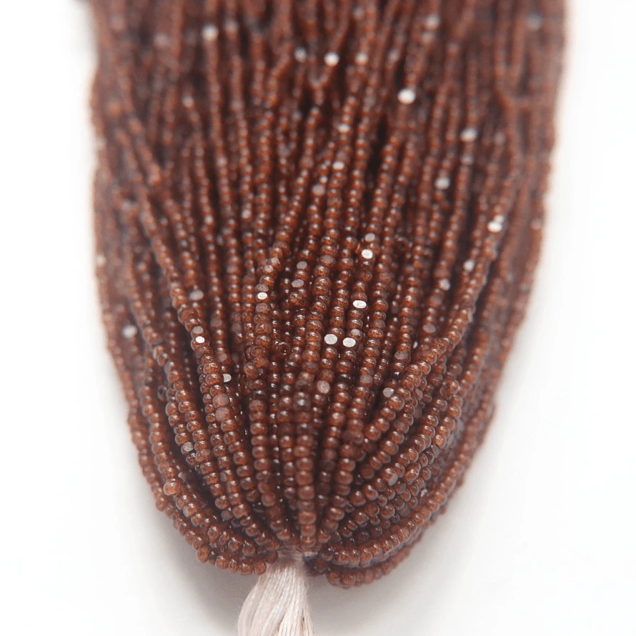 11/0 Charlotte Cut Seed Bead- Opal Brown Smoked Topaz *10g Hank* Charlotte Cut Seedbeads