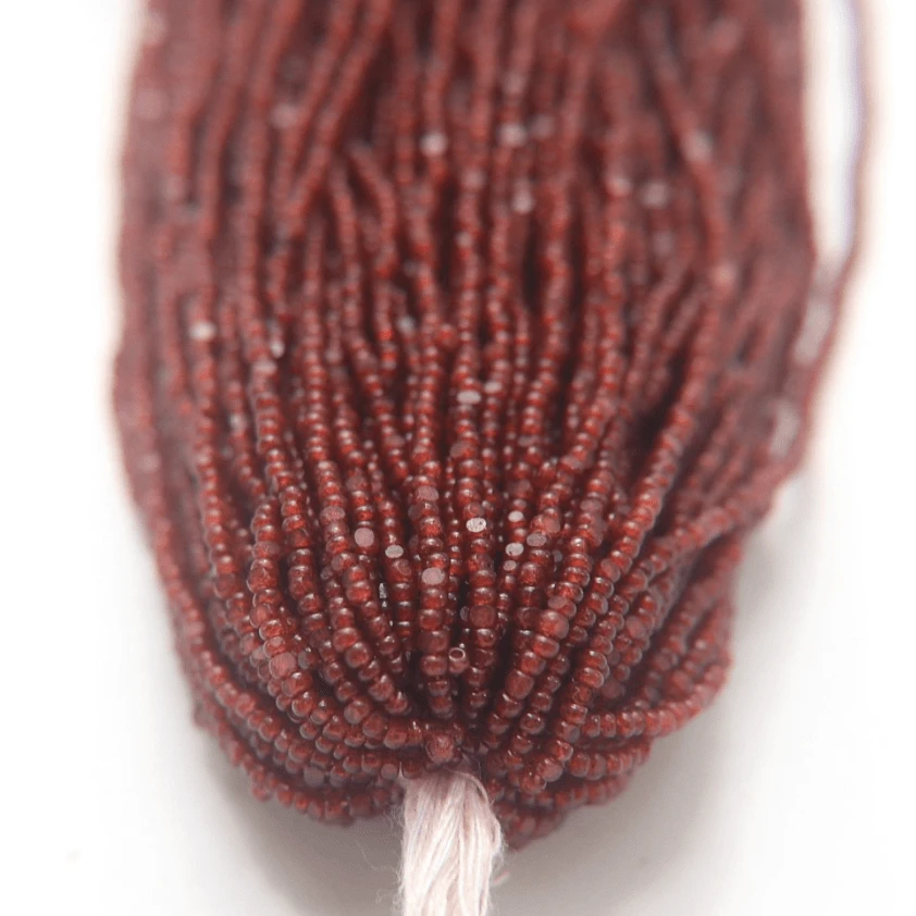 11/0 Charlotte Cut Seed Bead- Opal Burgundy *10g Hank* Charlotte Cut Seedbeads
