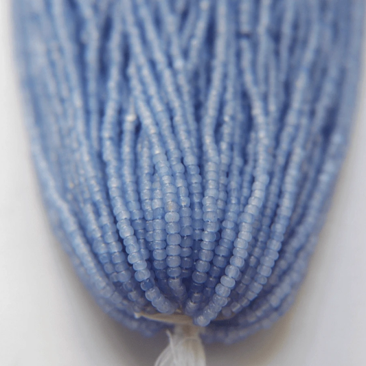 11/0 Charlotte Cut Seed Bead- Opal Sky Blue *10g Hank* Charlotte Cut Seedbeads