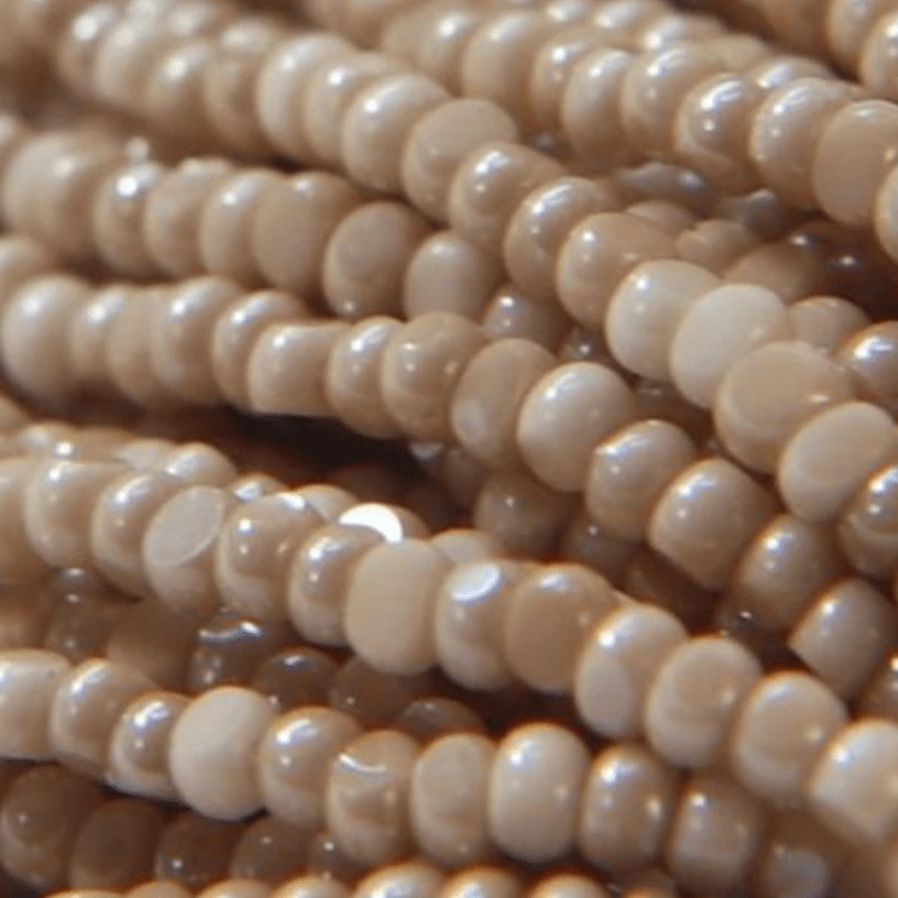 11/0 Charlotte Cut Seed Bead- Premium Cream Light Silk Beige Tan *10g Hank* Charlotte Cut Seedbeads