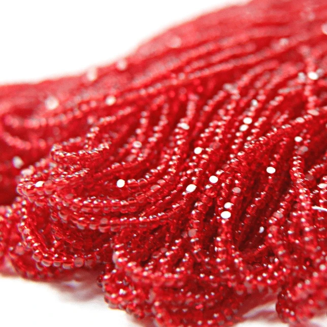 11/0 Charlotte Cut Seed Bead- Transparent Light Siam Red *10g Hank* Charlotte Cut Seedbeads