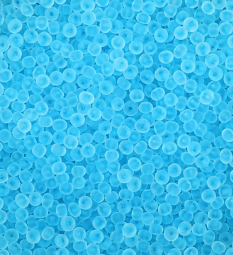 11/0 Japanese Seedbeads, Frosted Matte Baby Blue Freeze 10g 11/0 TOHO Seed Beads