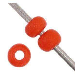 11/0 Orange Opaque Preciosa Seed Bead *HANK 11/0 Preciosa Seed Beads