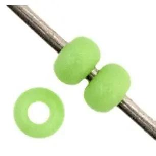 11/0 Pale Green Opaque Preciosa Seed Bead HANK 11/0 Preciosa Seed Beads