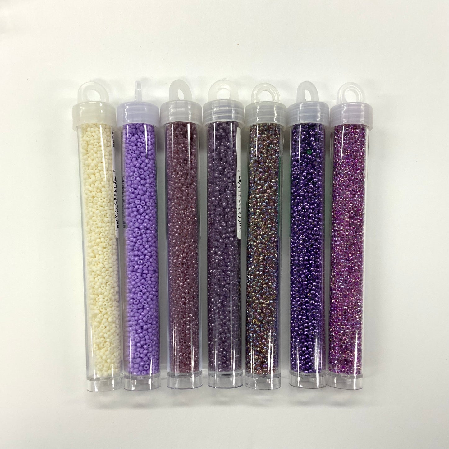 “Purple ARMY BTS” Miyuki Seedbeads Bundle 7 x 22g, Promotions Miyuki Seedbeads