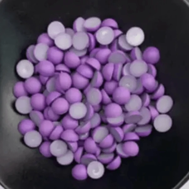 Matte Grape Purple 12mm Mixed MATTE Pearl Round, Glue on, Resin Pearl Gem (Sold in Pair) Resin Gems