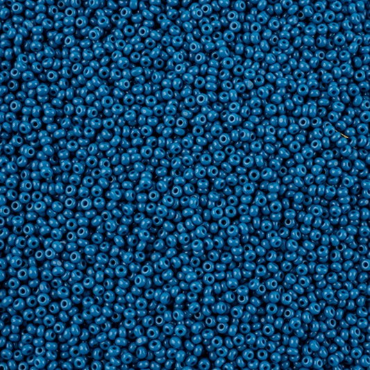 13/0 Charlotte Cut Czech Seed Bead - Dark Blue Opaque (13g VIAL) 13/0 Seedbeads
