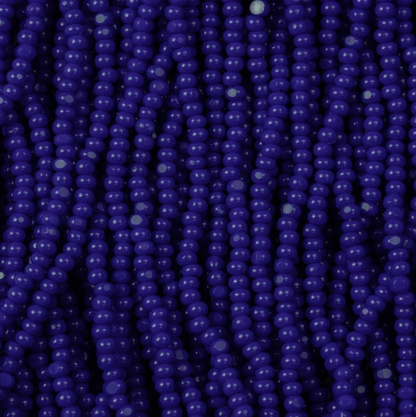 13/0 Charlotte Cut Czech Seed Bead- Opaque Royal Blue *15g NEW* Charlotte Cut Seedbeads