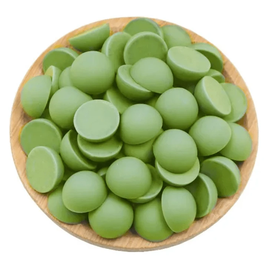 Spring Green 13.5mm New Spring Coloured Matte Acrylic Gems, Glue on, Resin Gems (Sold in Pair) Resin Gems