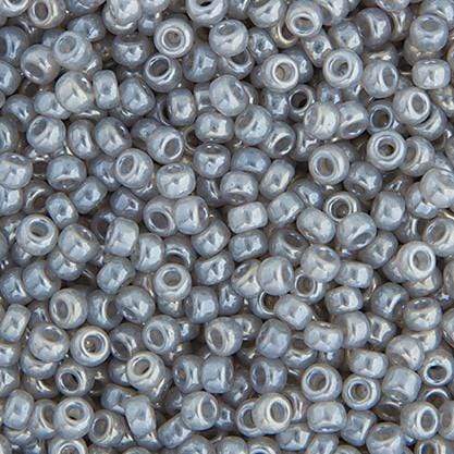 15/0 Miyuki Seed Bead Silver Grey Ceylon (0526v) (22g) 15/0 Seed Beads