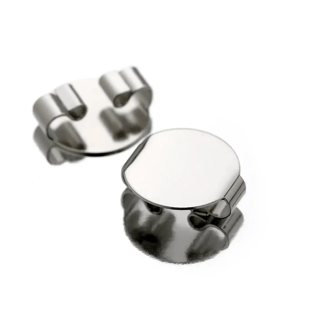 16mm Round Bolo Slider backing Diameter Nickel Colour, Nickel Free - 10 pieces Findings Basics Basics