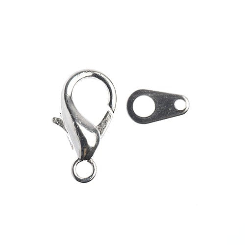 Must Have Findings - Lobster Clasp Set 15mm 6pcs Silver, New Beader Basics Sundaylace Creations & Bling