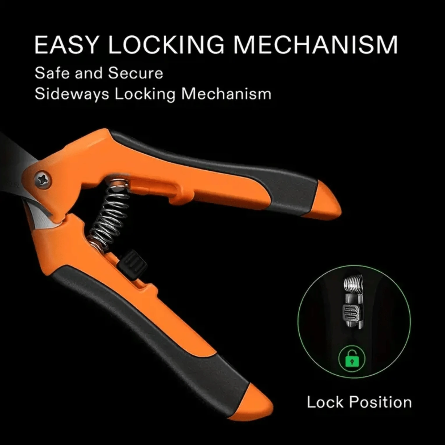 2.5" x 6.5" Stainless Steel Precision Scissors with ORANGE or GREEN Comfortable Handle, Beading Scissors, Basics Basics