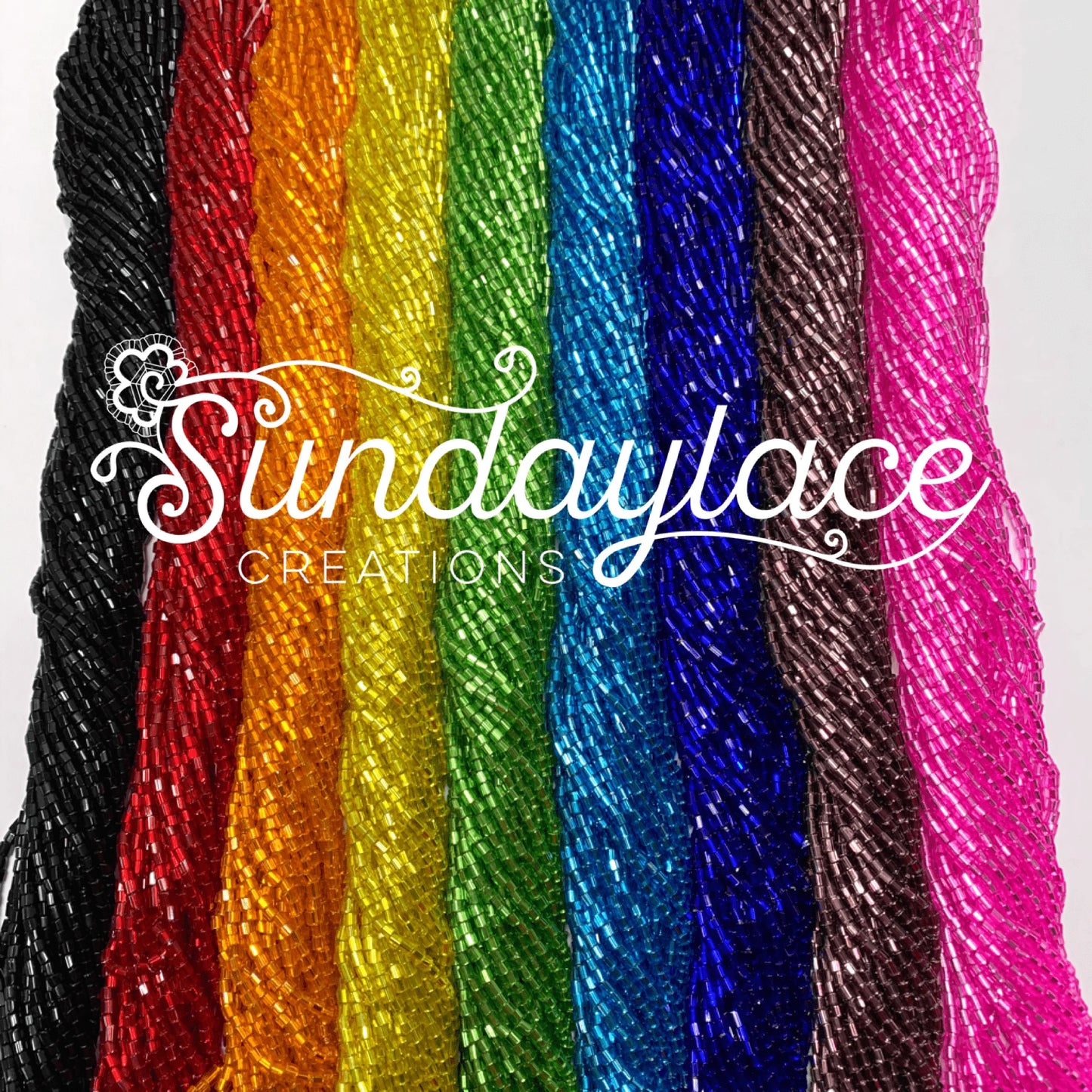 2-cut Silver Lined Beads Set 9 Hank Set, Promotions Promotion