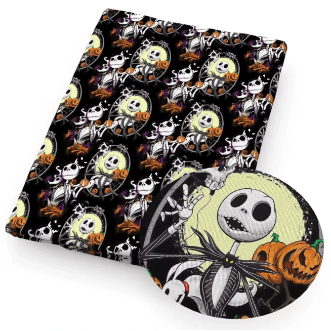 20*30cm "Nightmare on Halloween" Cartoon Smooth Texture Finish, Leatherette Sheet Basics