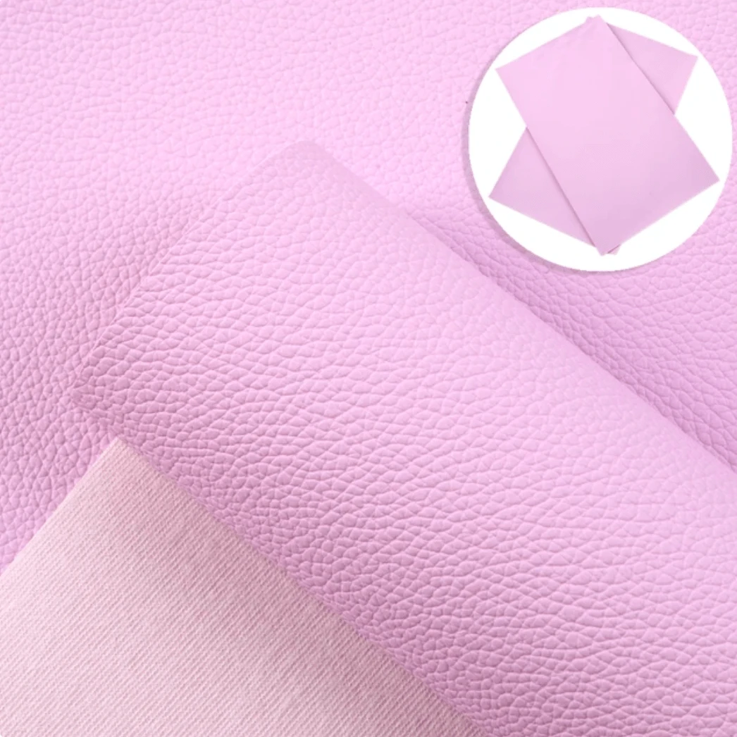 20*30cm Purple-Pink Leather Texture, Long Leatherette Sheet Basics Leather & Vinyl