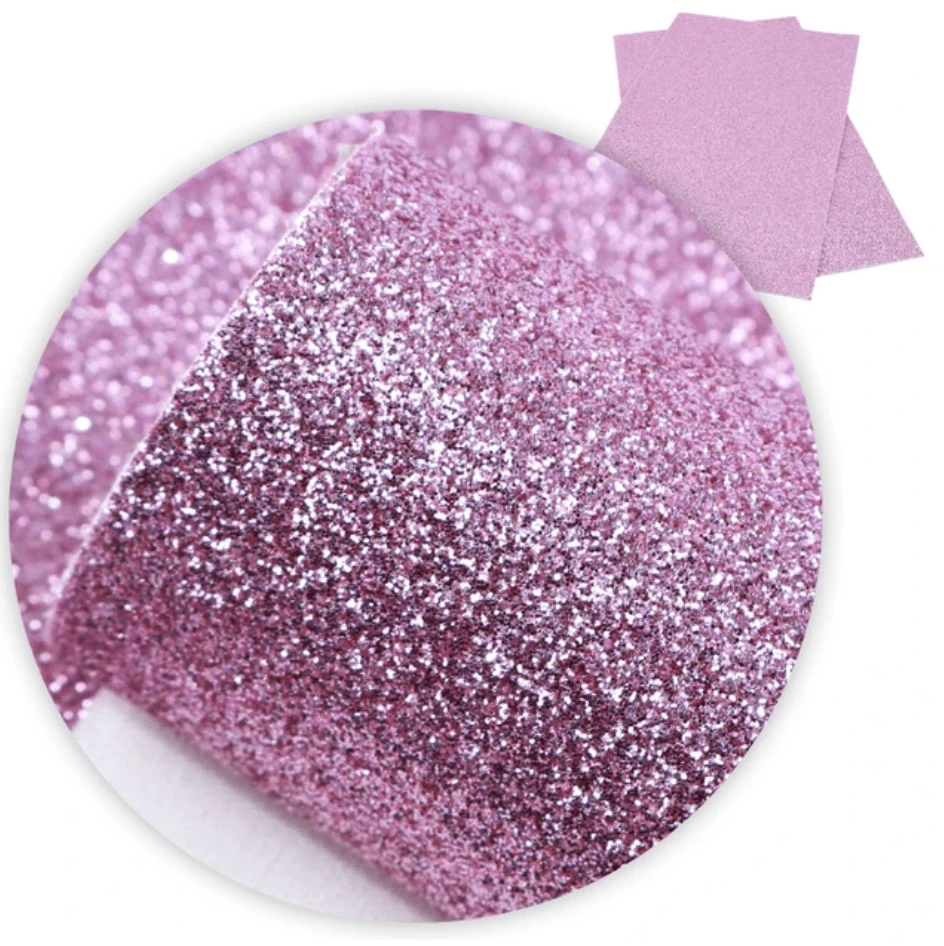 20*33cm Mauve Pink Fine Texture, Long Leatherette Sheet Basics Leather & Vinyl