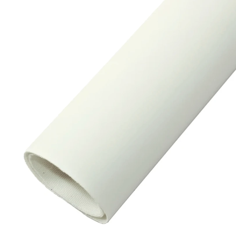 20*33cm White Ivory Smooth Sheepskin Smooth Thin Texture, Long Leatherette Sheet Basics Leather & Vinyl