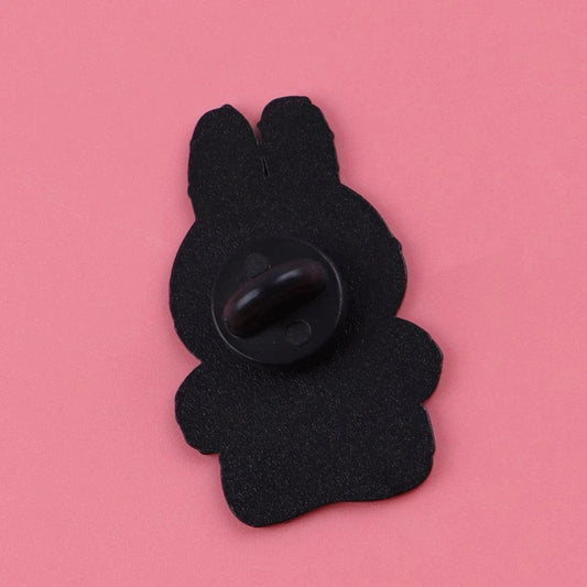 20*35mm Laboubou Print on Black Metal Pins, Sold Individually, Promotions (1 pcs) Promotion