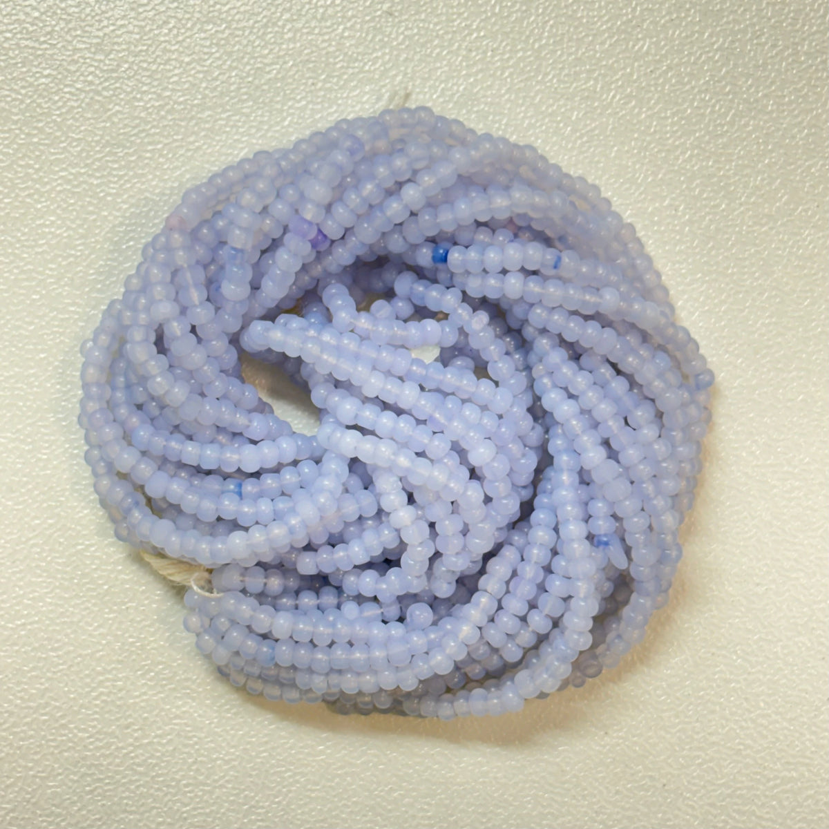 11/0 Charlotte Cut Seed Bead- Opal Sky Blue *10g Hank* India Sheen Charlotte Cut Seedbeads