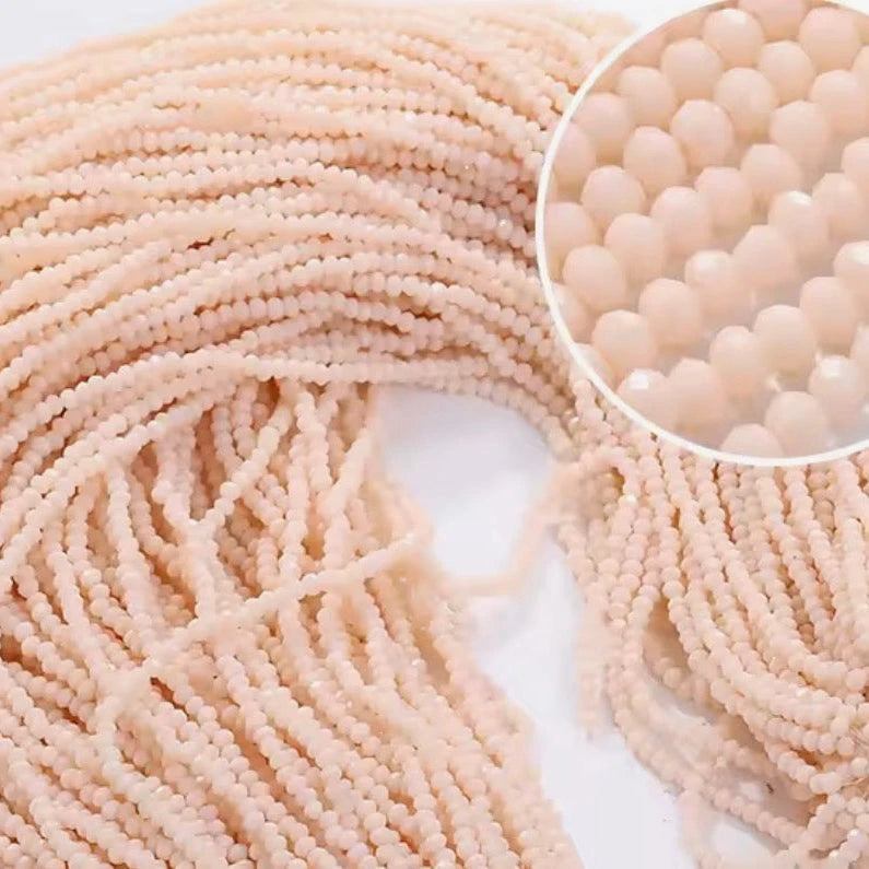 2*3mm Beige Porcelain Sundaylace Creations & Bling