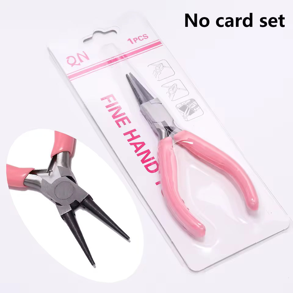 4 Inch Pink Metal Round Nose Pliers, New Beader Basics Sundaylace Creations & Bling