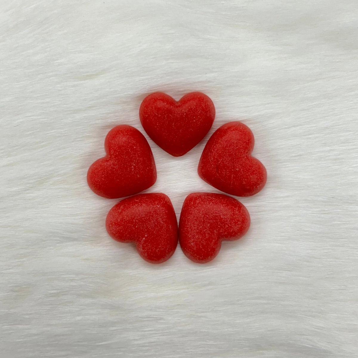 18mm Matte Hearts, Glue on, Resin Gems (Sold in Pair) Resin Gems