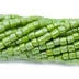3 Cut 9/0 Beads Opaque Luster Olive Green Color 9SC383-OV *Hank* Tri-Cut Beads Preciosa