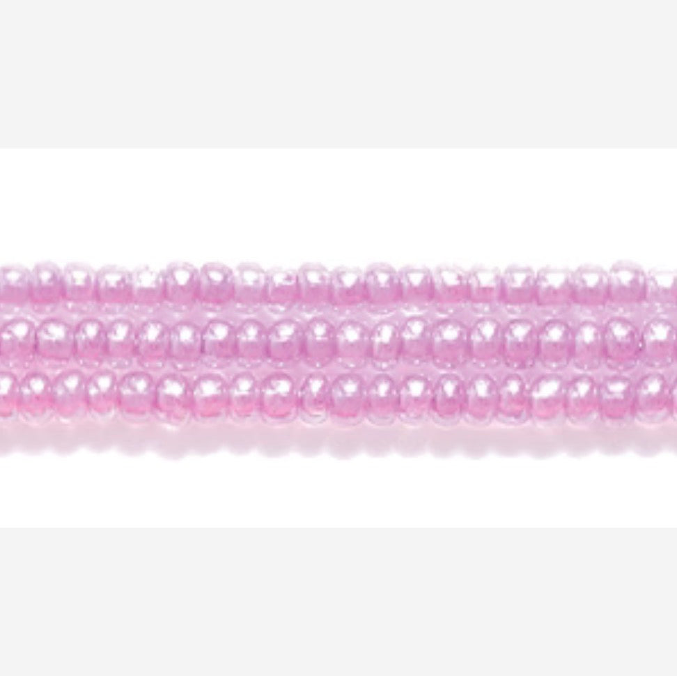 11/0 Colour Lined Dark Purple, Preciosa Seed Beads *Hank 11/0 Preciosa Seed Beads