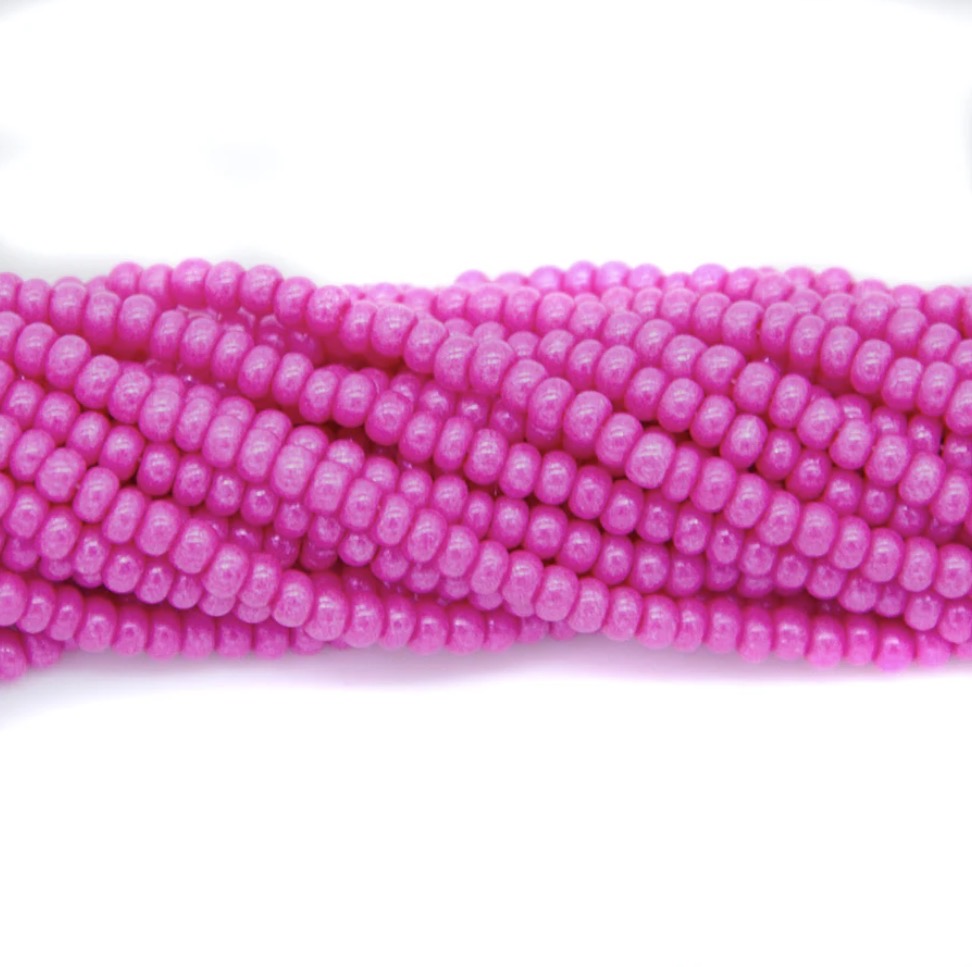 10/0 Pink Terra Intensive , Preciosa Seed Bead *Hank 10/0 Preciosa Seed Beads