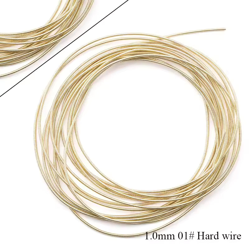 1.0mm Light Gold Fancy Smooth French Wire (10g), Promotions French Wire