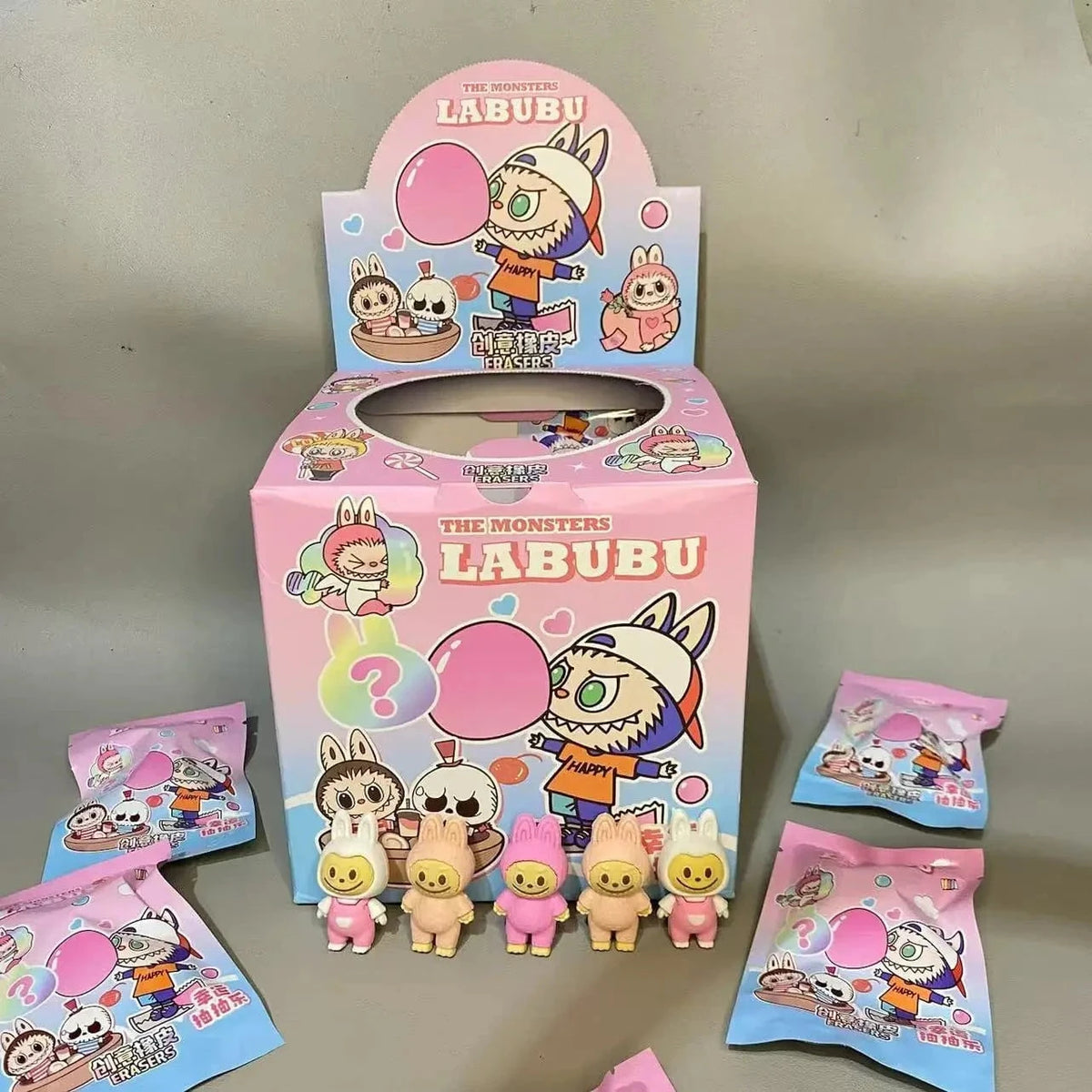45mm Laboubou Monster Easers - Surprise Bag Back to School Promotion