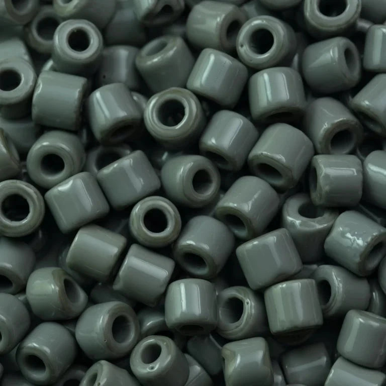 6.2mm Preciosa Glass Crow Beads Opaque Powder Blue 25g 6/0 Pony Beads